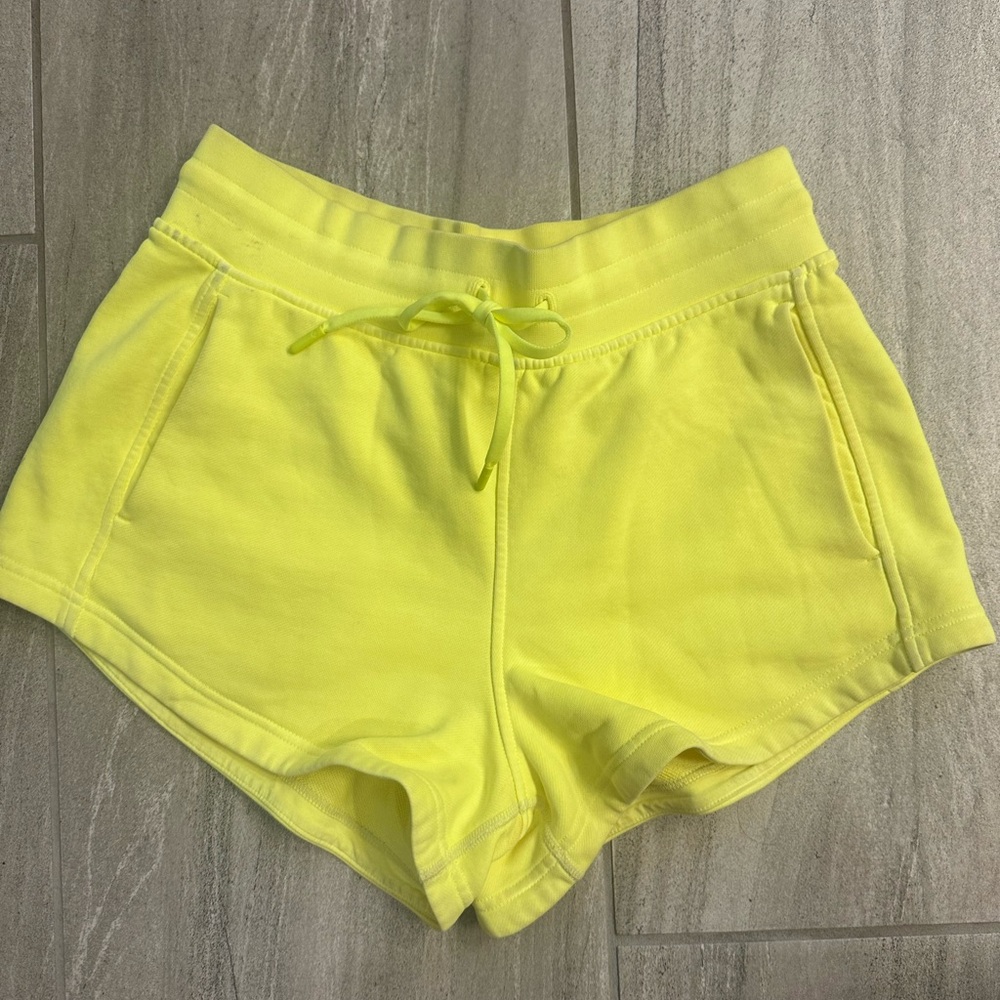 Lululemon Athletica Bright Yellow Athletic Shorts